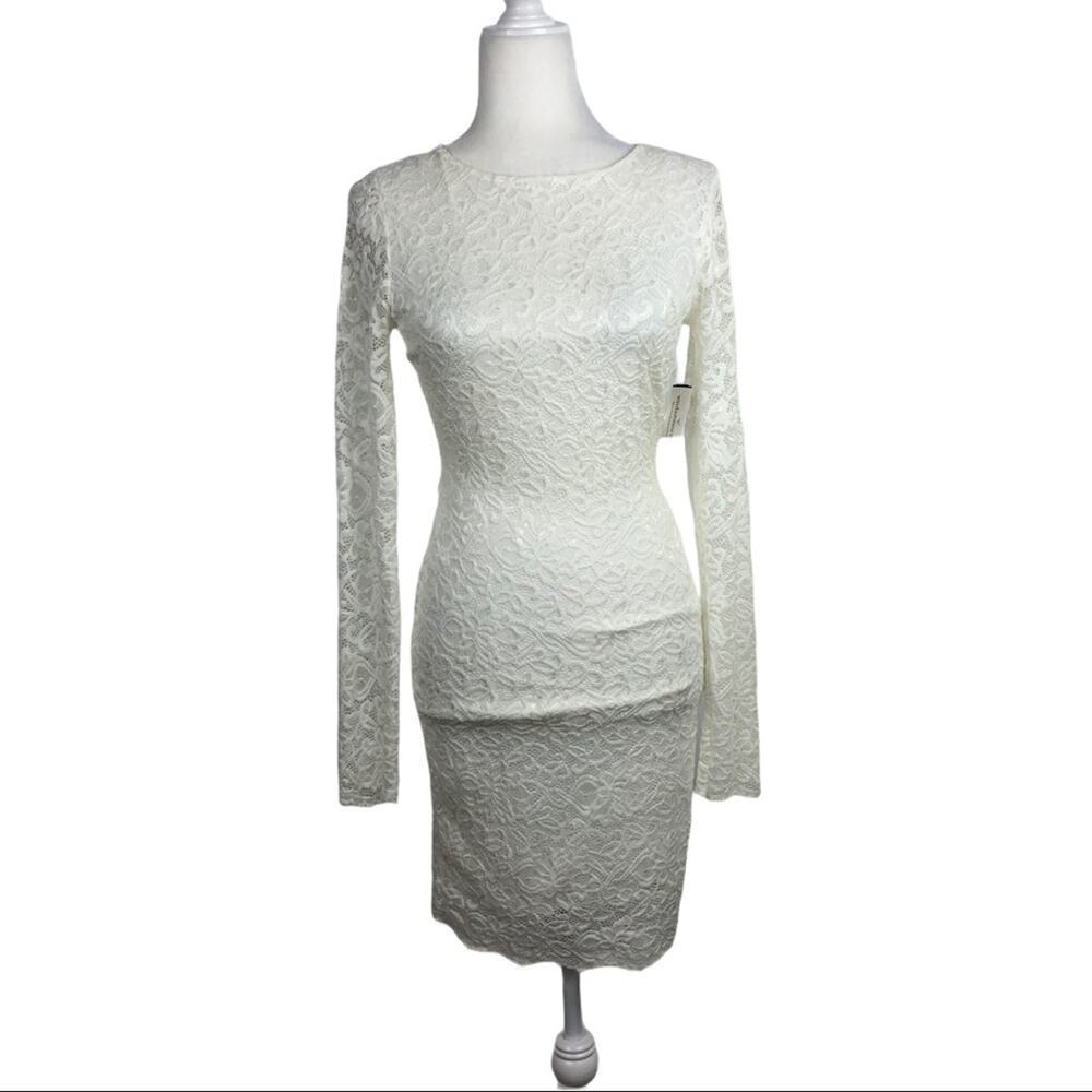 NWT Windsor Cutout Back Lace Mini Dress Medium